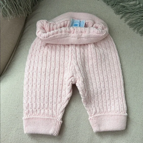 Hartstrings Baby White and Pink Knit Set - Picture 5 of 9